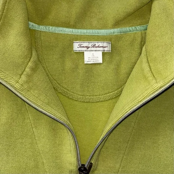 Tommy Bahamas half zip pullover sweater - Picture 2 of 3